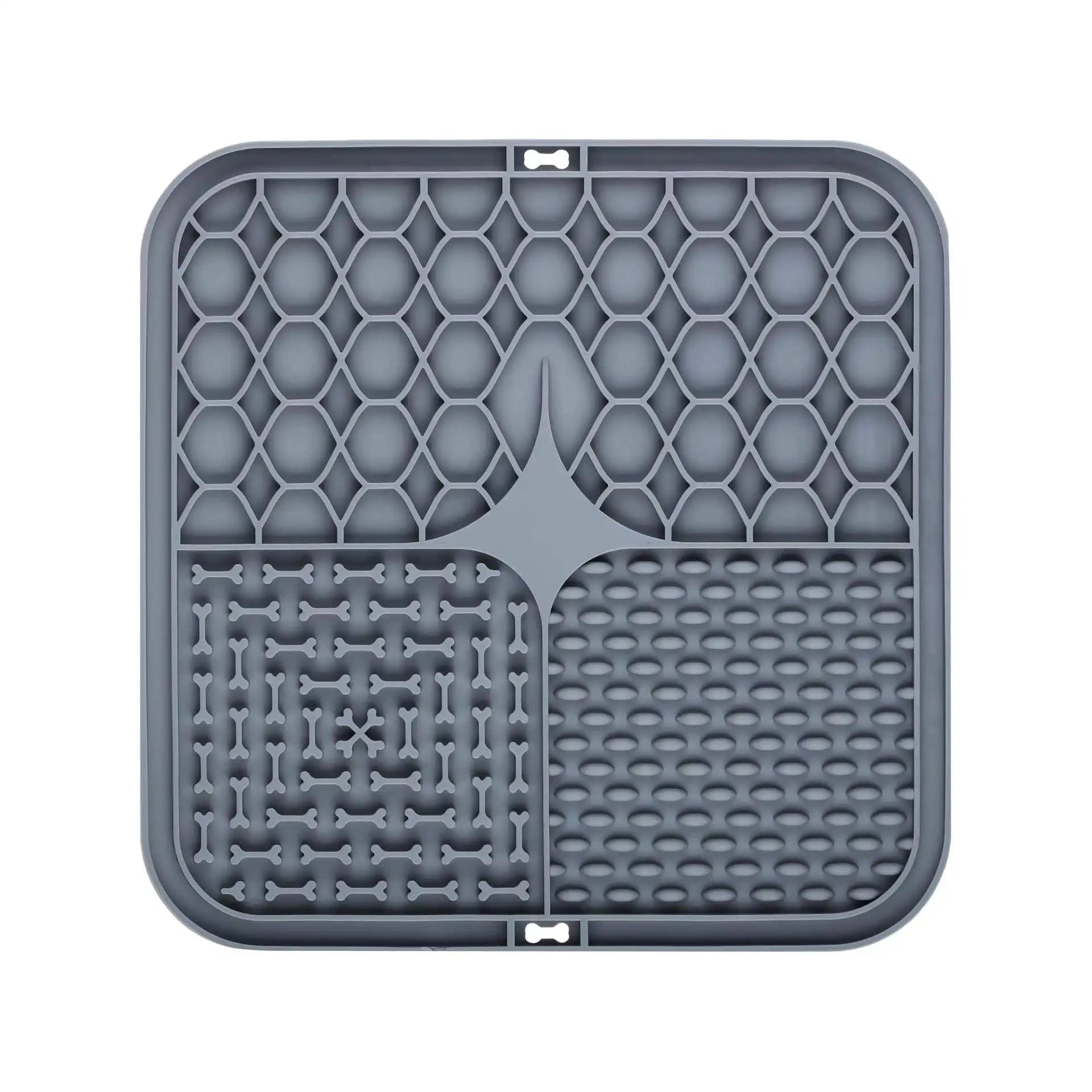 Pet Licking Plate Slow Feeding Tray Licking Mat Silicone Pet Slow Feeding Bowl Suction Cup Dog Licking Mat Slow Feeding Anti-Choking Mat